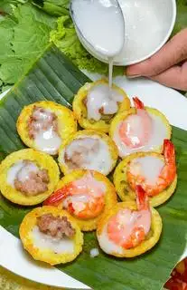 Bánh Khọt Tôm Thịt - 83.000 ₫ tại Thanh Phương - Bánh Xèo & Bún Mắm Miền Tây - Hoàng Hoa Thám
