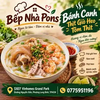 Hình ảnh Bánh Canh Đặc Biệt (Thịt, Tôm, Trứng Cút, Xương)
