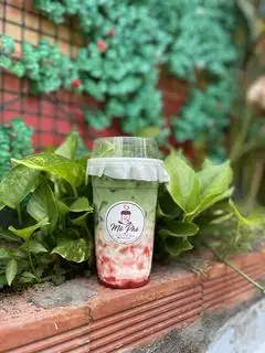 Hình ảnh MÊ Matcha latte dâu