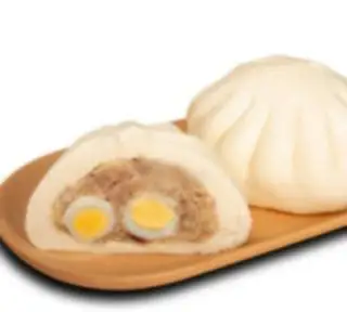 Hình ảnh Bánh bao thịt heo 2 trứng cút