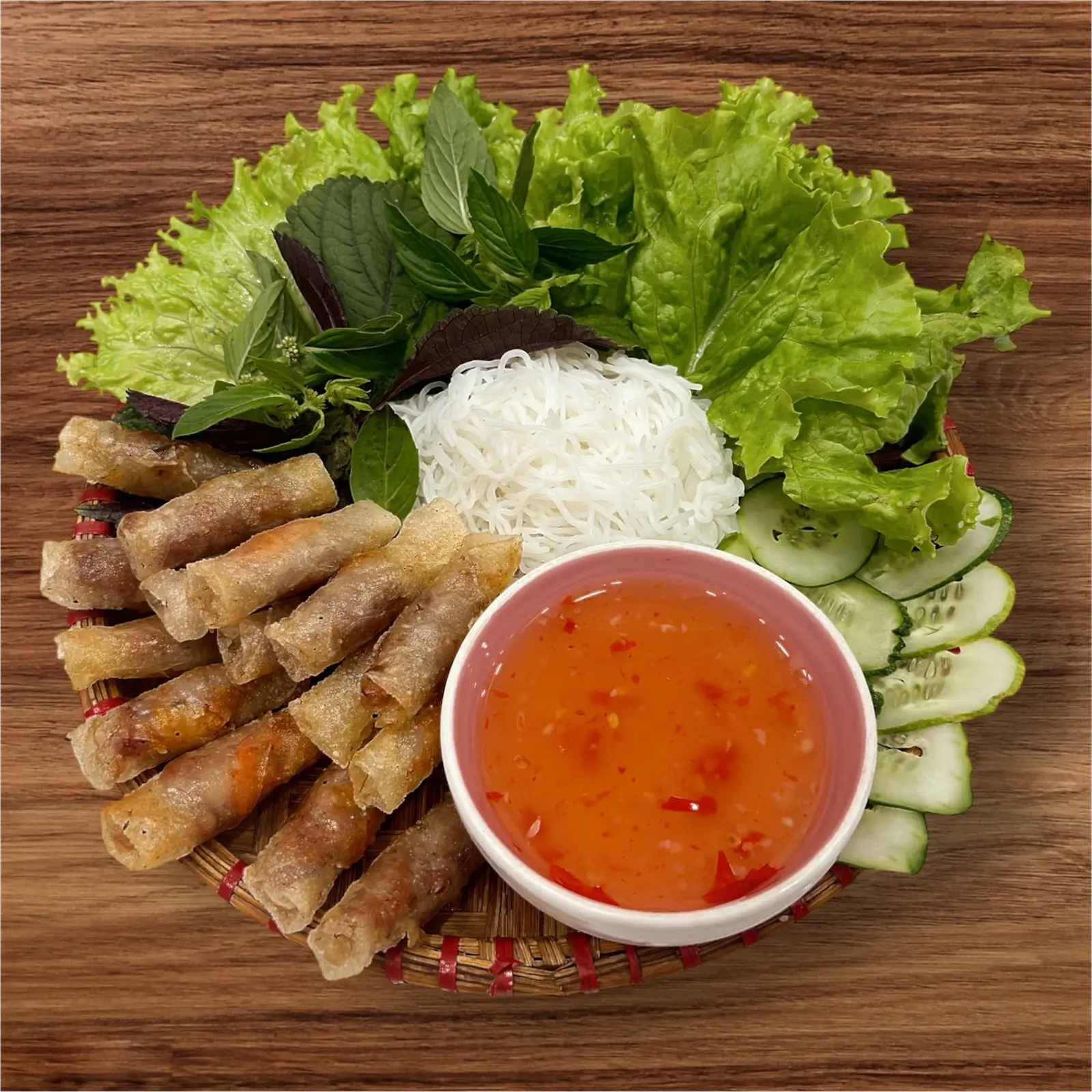 Ram tôm chiên giòn ( 14 cuốn ) - 75.000 ₫ tại Nem Nướng Bà Duyên - Món Ngon & Ẩm Thực Miền Trung - Võ Văn Tần