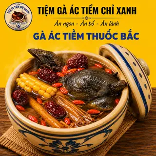Hình ảnh Gà Ác Tiềm Thuốc Bắc Size Lớn