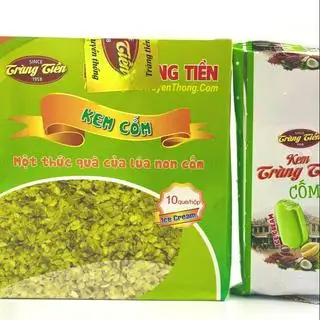 Kem tràng tiền cốm hộp 10 que - 96.000 ₫ tại  Bánh Mì Thịt Nướng Bill Ken - Điện Biên Phủ