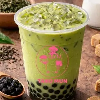 Hình ảnh Trà sữa thái xanh + 1 trân châu đen