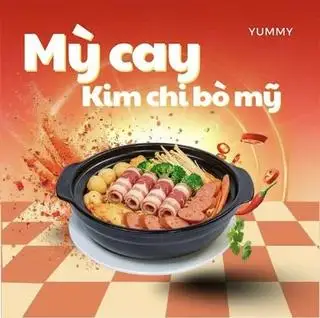 Hình ảnh Mỳ kim chi Bò Mỹ