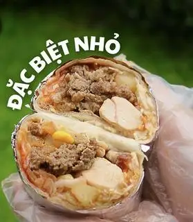 Đặc biệt nhỏ (bò Mỹ, gà xù) - 55.000 ₫ tại BÁNH TACOS NHÀ LABUBU - Trường Chinh