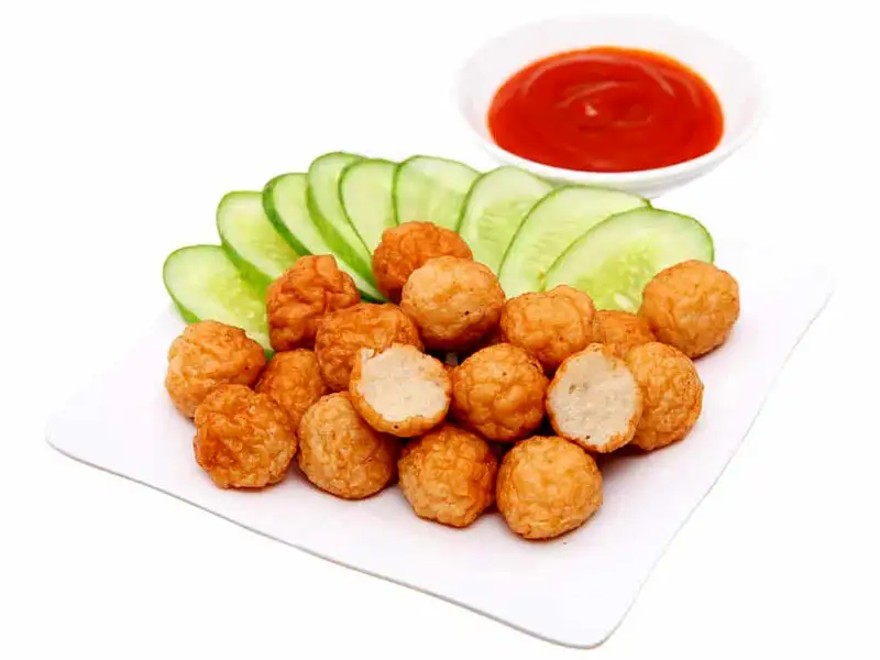 cá viên - 6.000 ₫ tại Ăn Vặt Mắt Hí - Cá Viên Chiên Nước Mắm - Huỳnh Thị Đồng