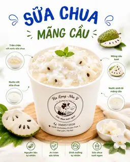Hình ảnh Sữa chua ăn mãng cầu 