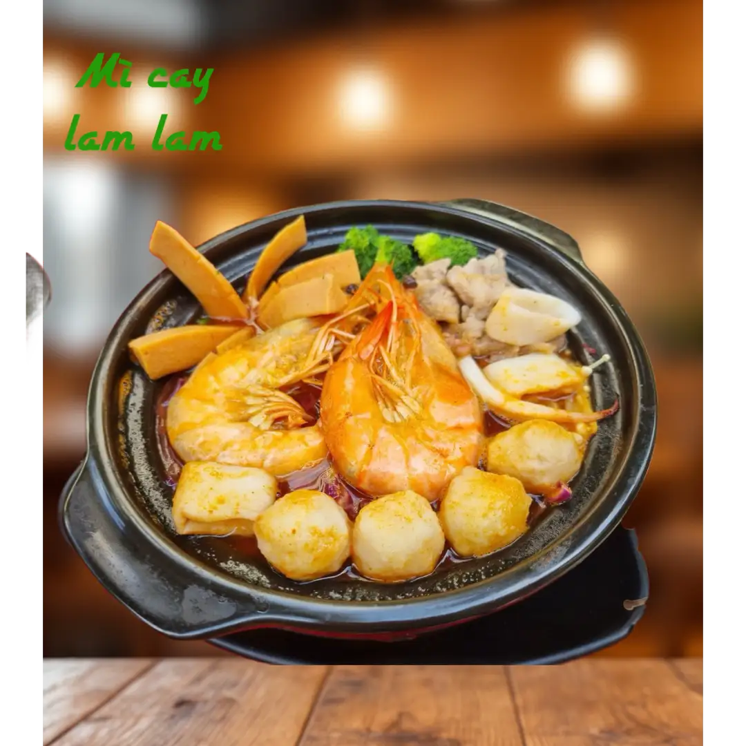 Mì Cay Thập Cẩm - 87.868 ₫ tại Mỳ Cay & Trà Sữa Lam Lam - Nguyễn Hữu Cầu