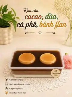 Hình ảnh Rau câu bánh flan (hộp 650h)