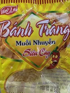 Hình ảnh Bánh tráng muối nhuyễn siêu cay