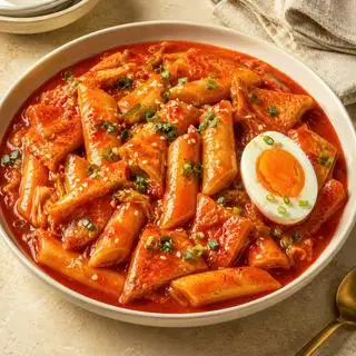 Hình ảnh Tokbokki truyền thống Tê Tê