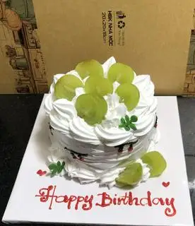 Bánh kem MN trang trí nho xanh 11cm - 120.000 ₫ tại Bánh Kem Tiến Phát - Nguyễn Văn Đậu