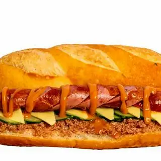 Hình ảnh Bánh Mì Pate Xúc Xích