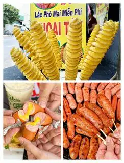 COMBO 3ph : 1cây lốc xoáy lắc phô mai, 1 c lạp xưởng nướng đá, 1 cây xúc xích phô mai tan chảy. - 70.000 ₫ tại A Dũng - Bánh Khoai Mỡ, Khoai Tây Lốc Xoáy Lắc Phô Mai & Lạp Xưởng Nướng Đá - Nguyễn Gia Trí