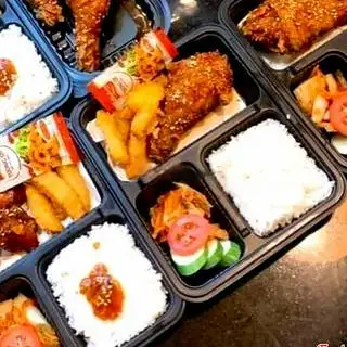 Hình ảnh Cơm đùi gà sốt BBQ