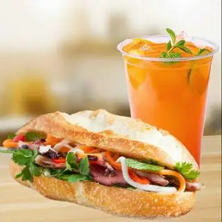 Combo bánh mì + trà tắc - 40.000 ₫ tại Bánh Mì Lưu Luyến - Tân Châu An Giang - Nguyễn Thần Hiến