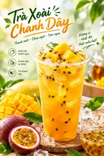 Hình ảnh Trà Xoài Chanh Leo