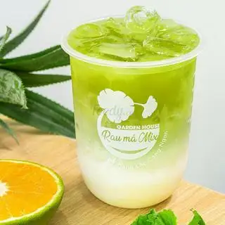 Hình ảnh Rau Má Đậu Xanh Sữa Dừa