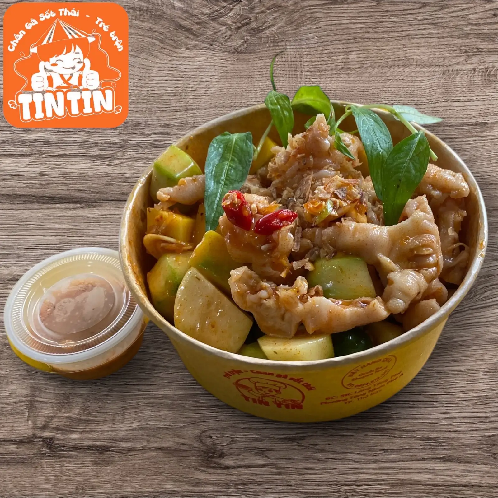 Chân gà rút xương sốt thái siêu giòn (Size M) - 68.000 ₫ tại Tré Trộn & Chân Gà Sốt Thái Tin Tin - Lò Lu