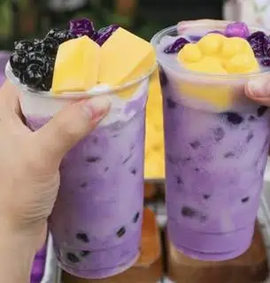 Trà sữa Trân Châu khoai môn puddinng .khúc bạch thập cẩm - 40.000 ₫ tại Trà Sữa - Ăn Vặt Anh Thư - Lê Văn Lương