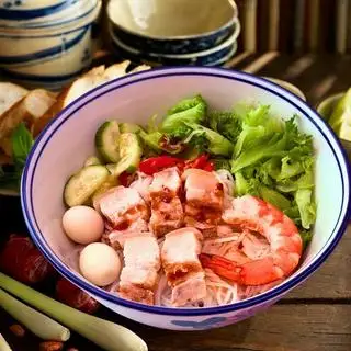 Bún mắm nêm tôm - thịt - trứng - 70.000 ₫ tại Bún Mắm Nêm Miền Trung & Bún Nước Tương Má Út - Trần Khánh Dư