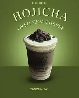 Hình ảnh Houjicha Oreo Kem Cheese