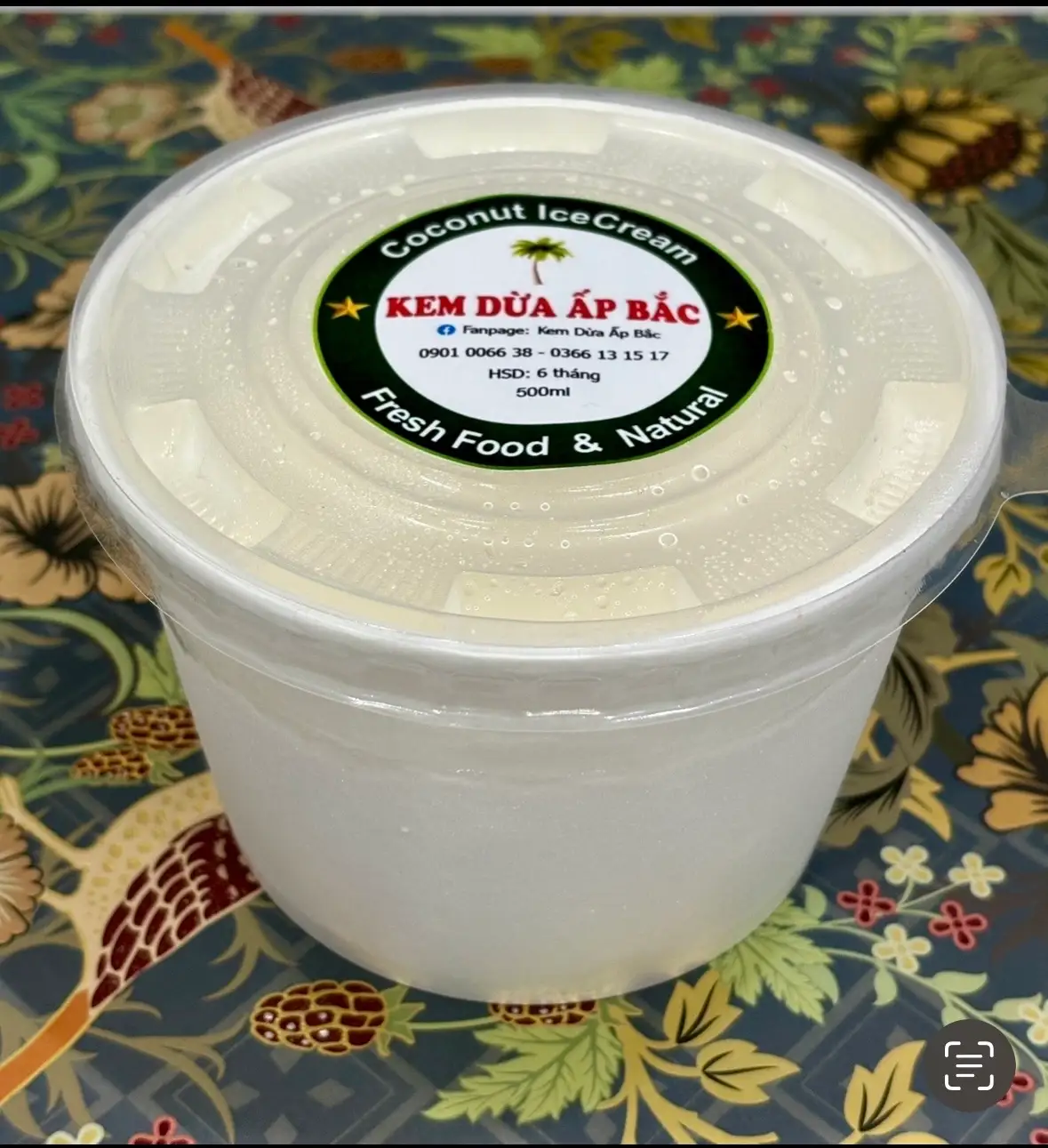 Kem Dừa hộp 350g - 70.000 ₫ tại Kem Dừa Ấp Bắc - Tống Văn Hên