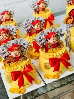 Bánh vía thần tài, bánh kem khai trương, cúng thần tài/ ông địa - 350.000 ₫ tại Bánh Kem Ít Ngọt SG & Bánh Mì Mặn Ngọt - Phan Văn Hân