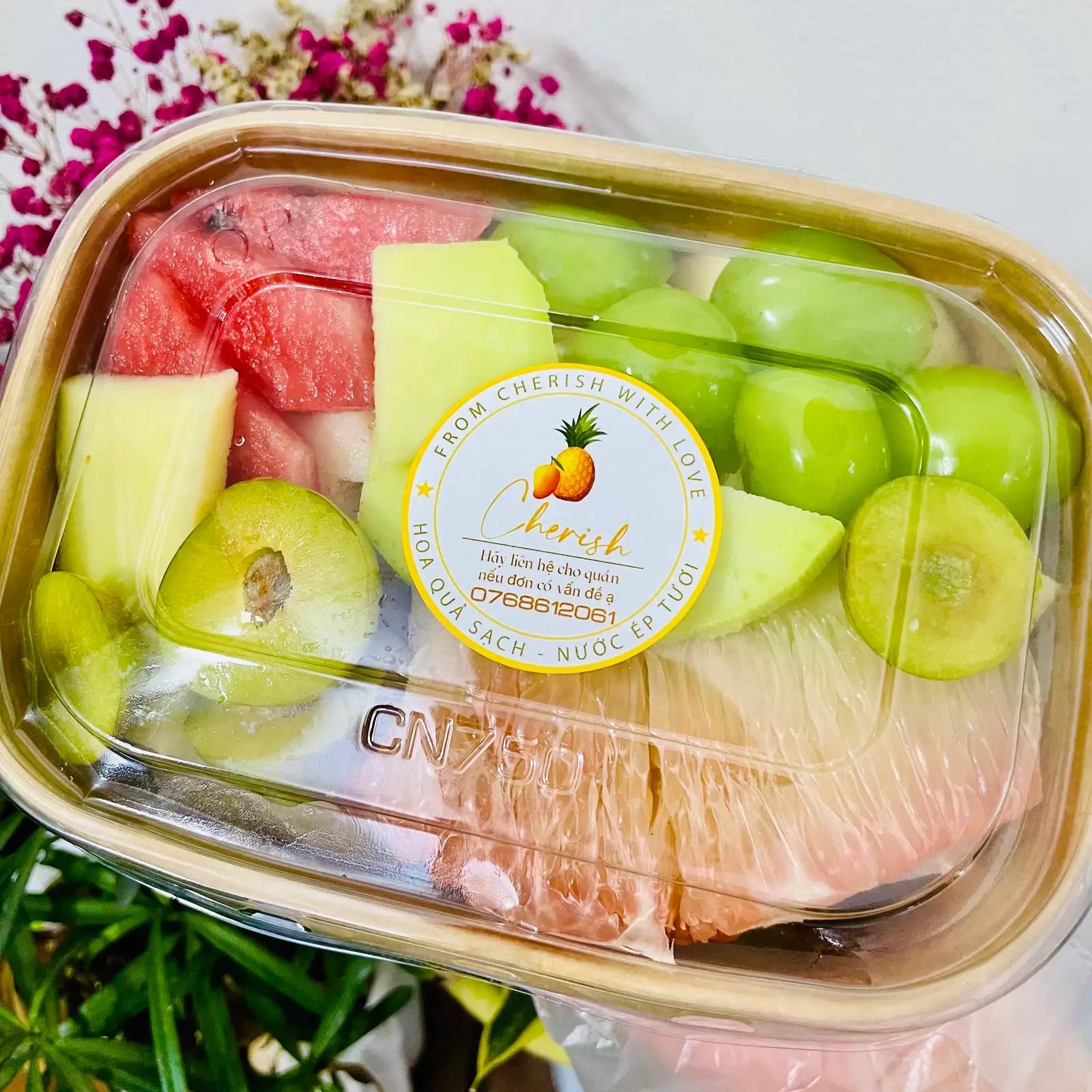 Hình ảnh Bưởi x Nho x Dưa hấu x Xoài x Mận