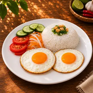 Cơm 2 trứng - 55.000 ₫ tại Cơm Tấm 701 - Sườn Bì Chả Đậm Vị - Nguyễn Văn Tráng