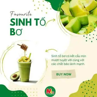 Sinh tố bơ - 35.000 ₫ tại M3 Mart N Café - Tôn Thất Tùng