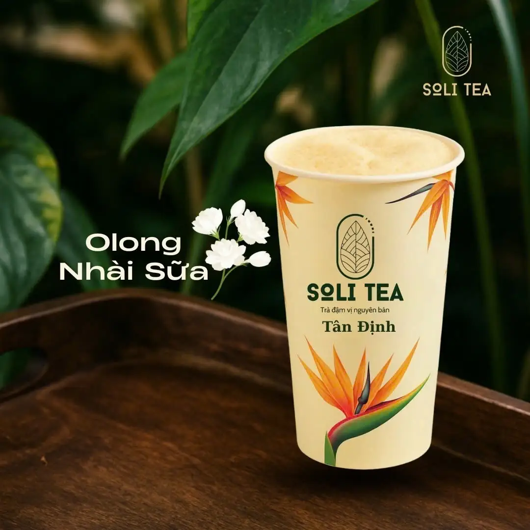 Trà Sữa Olong Nhài size L - 40.000 ₫ tại Tiệm Trà Soli - 205 Hoàng Sa