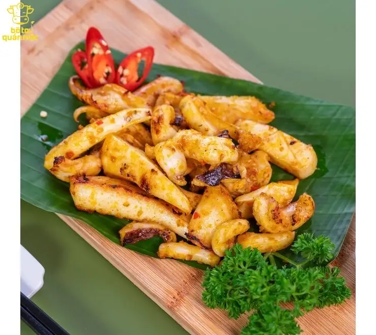 Hình ảnh mực nướng hoặc xào 