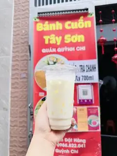 Sữa chua đánh đá trân châu trắng 700ml - 20.000 ₫ tại Quỳnh Chi - Bánh Cuốn Tây Sơn Bình Định - Bình Giã
