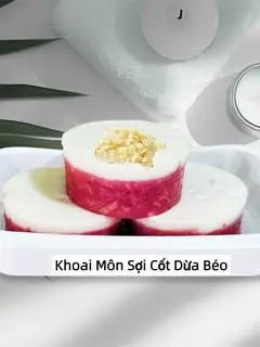 Hình ảnh Hộp 03 bánh khoai môn cốt dừa béo
