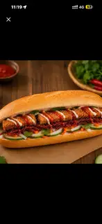 Hình ảnh Bánh mì nem bò khô