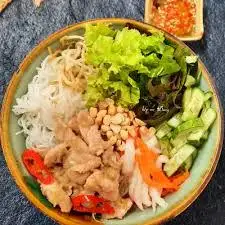 Hình ảnh bún Trộn Nem Nướng