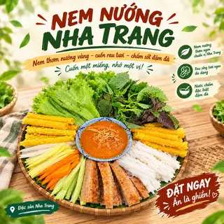 Hình ảnh Nem nướng Nha Trang - suất vừa