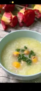Hình ảnh cháo gà em bé
