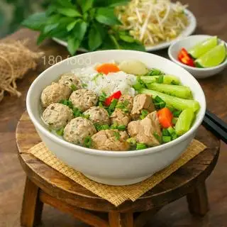 Hình ảnh Bún mọc - dọc mùng