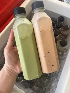 Hình ảnh Trà Sữa Thái Xanh chai 