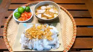 Hình ảnh Bánh Cuốn Nhân Thịt Chả Mỡ