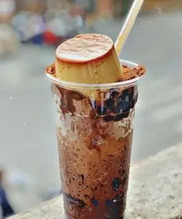 MILO ĐÁ XAY TRÂN CHÂU ĐEN BÁNH FLAN - 46.000 ₫ tại Trà Sữa Mát Mát - Trần Xuân Soạn