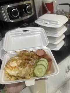 mỳ trộn indo trứng topping cá viên chiên  - 65.000 ₫ tại Há Cảo Vy - Đường Số 9