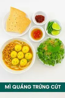 Mì Quảng trứng cút - 55.000 ₫ tại Mì Quảng Bình Thạnh - Phan Văn Hân