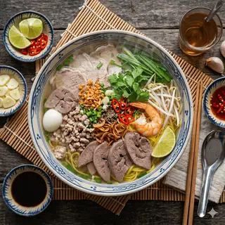 Hủ tiếu mì Nam Vang - 70.000 ₫ tại Lá Phong - Hủ Tiếu Nam Vang, Phở Bò & Cơm Sườn - Điện Biên Phủ