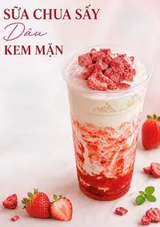 Hình ảnh Sữa Chua Dâu Sấy Kem Muối size M