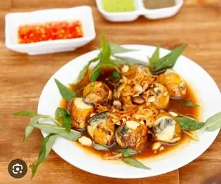 Hình ảnh trứng cút lộn xào me