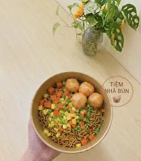 Hình ảnh Mì trộn tôm viên